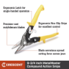 Picture of Aviation Snips: 9-3/4" OAL, 1-3/8" LOC, Jaw: Molybdenum Steel Blades