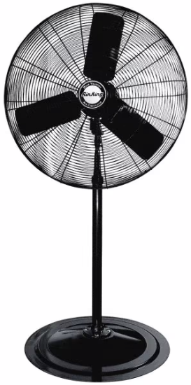 Picture of 30" Blade, 1/4 hp, 7,400 Max CFM, Single Phase Non-Oscillating Pedestal Fan