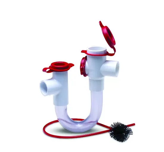 Picture of EZ Trap® 8-1/2 x 14-1/2 in. Condensate Drain Pan Trap Push 3/4 in Plastic