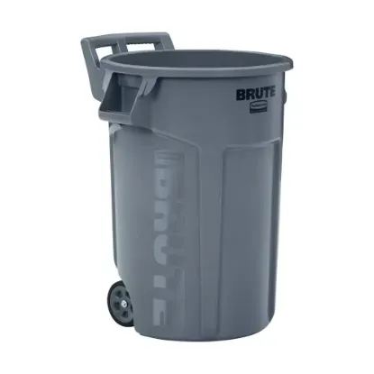 Picture of Brute® Vented Wheeled Brute 44 Gal Gray Waste Container