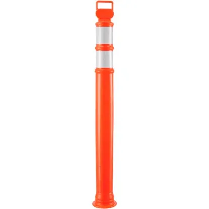 Picture of Global Industrial™ Reflective Delineator Post, 49"H, Orange