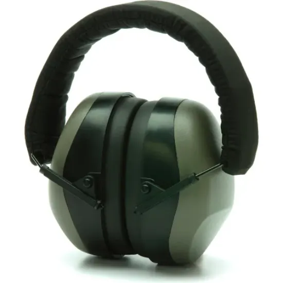 Picture of Low Profile Foldaway Earmuffs, Gray, NRR 26dB, Individually Packaged