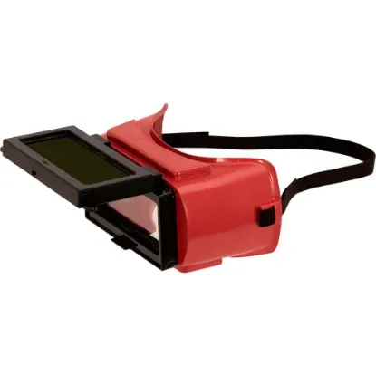 Picture of Jackson Safety® Safety Goggle, Indirect Vent, Flip Style, Red