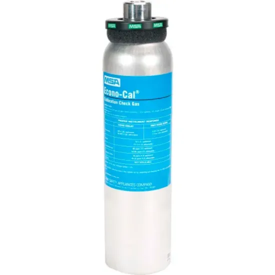 Picture of MSA Calibration Gas Cylinder, 34 Liter, Quad Mix for Altair®4X/5X, 10048280