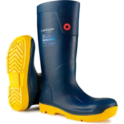 Picture of Dunlop®SeaPro Purofort® Full Safety Knee Boots, Steel Toe, Size 12, Blue